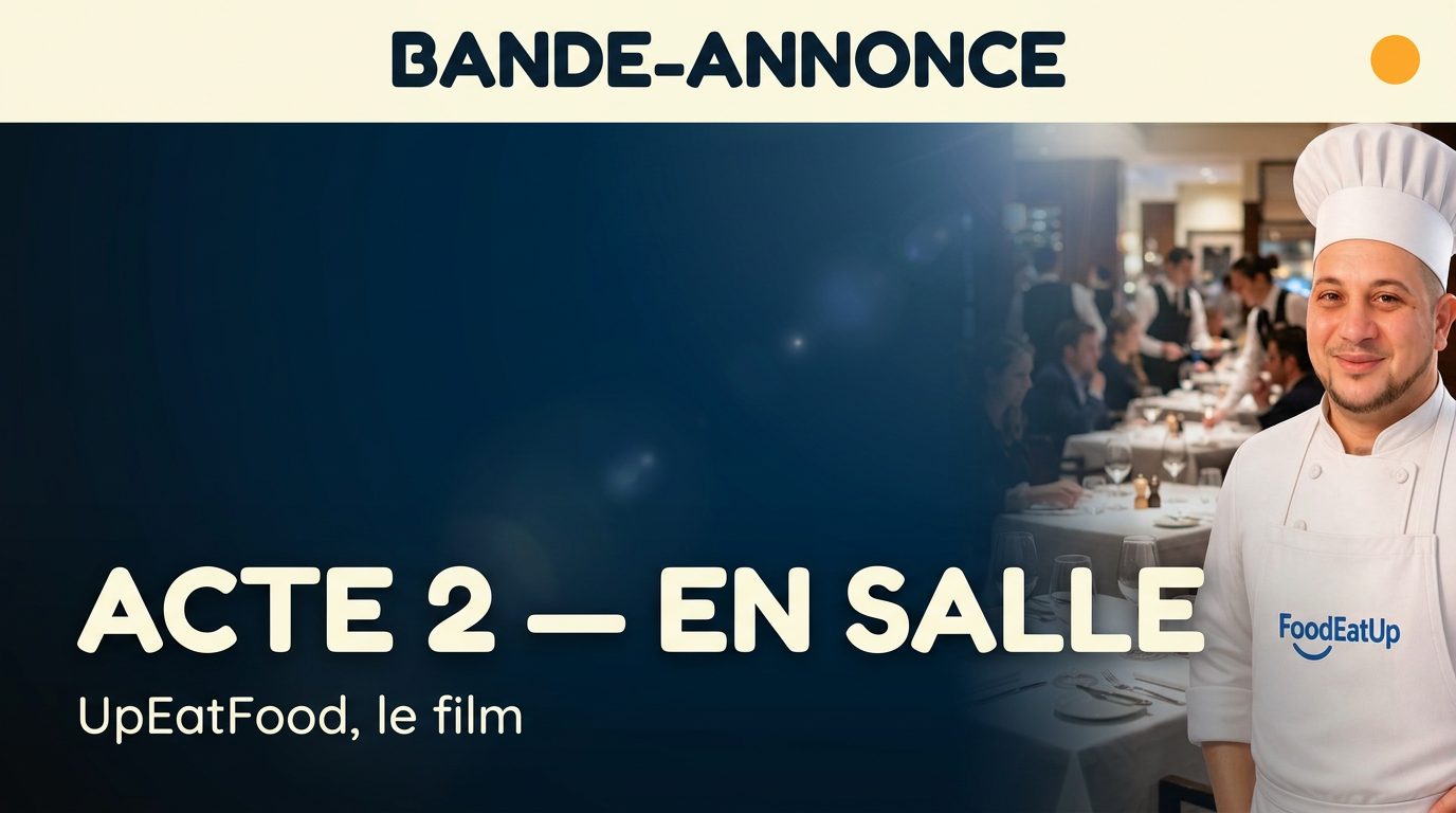 Affiche du teasing — UpEatFood · Saison 2 — En salle