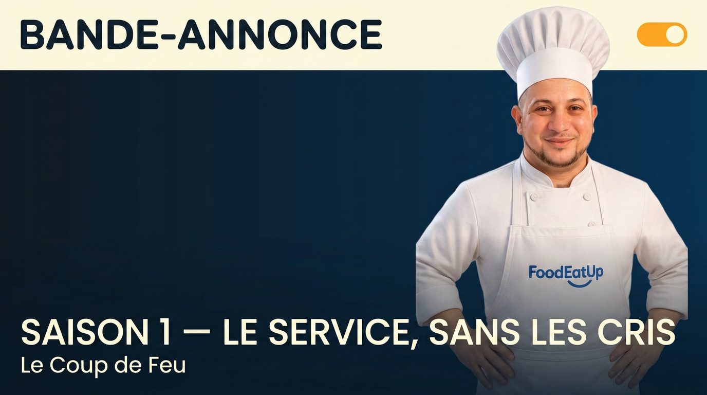 Affiche du teasing — Le Coup de Feu · Saison 1 — Le service, sans les cris