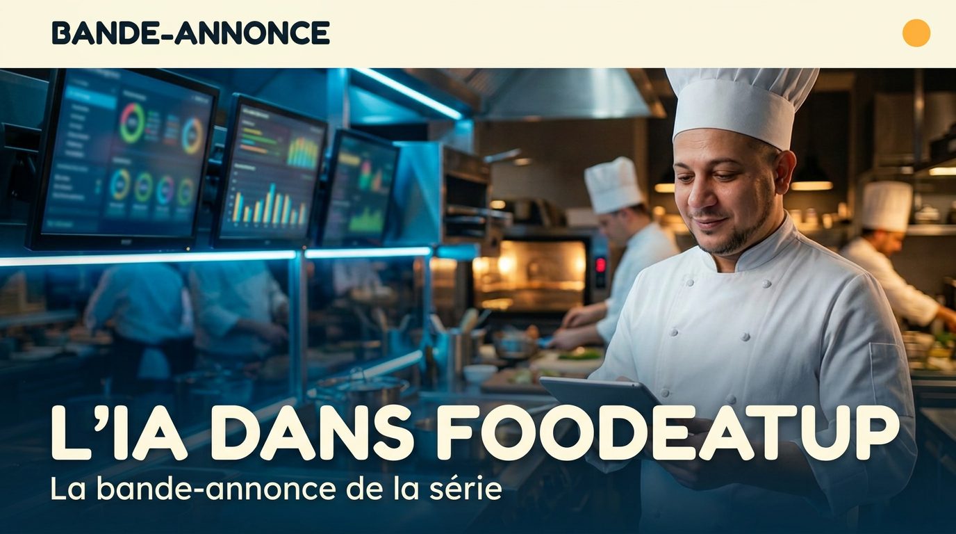 Affiche du teasing de L'IA dans FoodEatUp