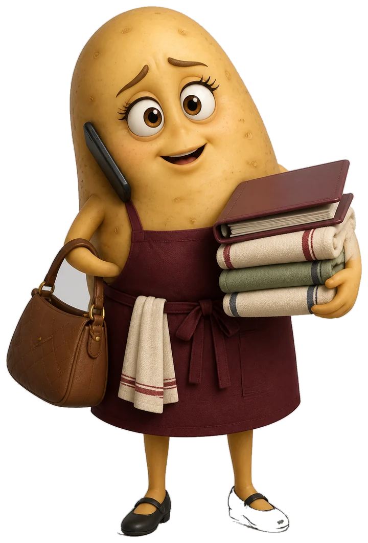 La Pomme de Terre — La patronne, en salle