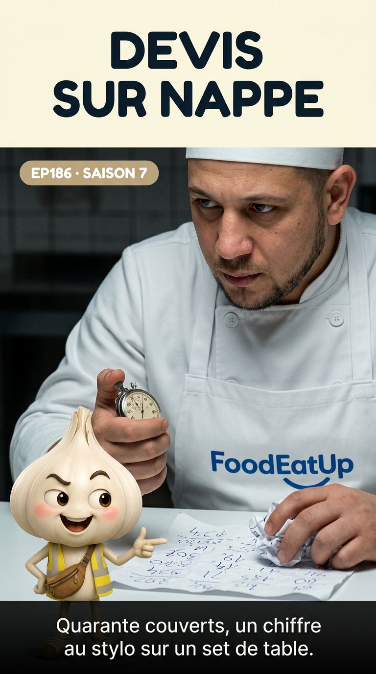 Vignette de l'épisode 186 — Le devis sur la nappe