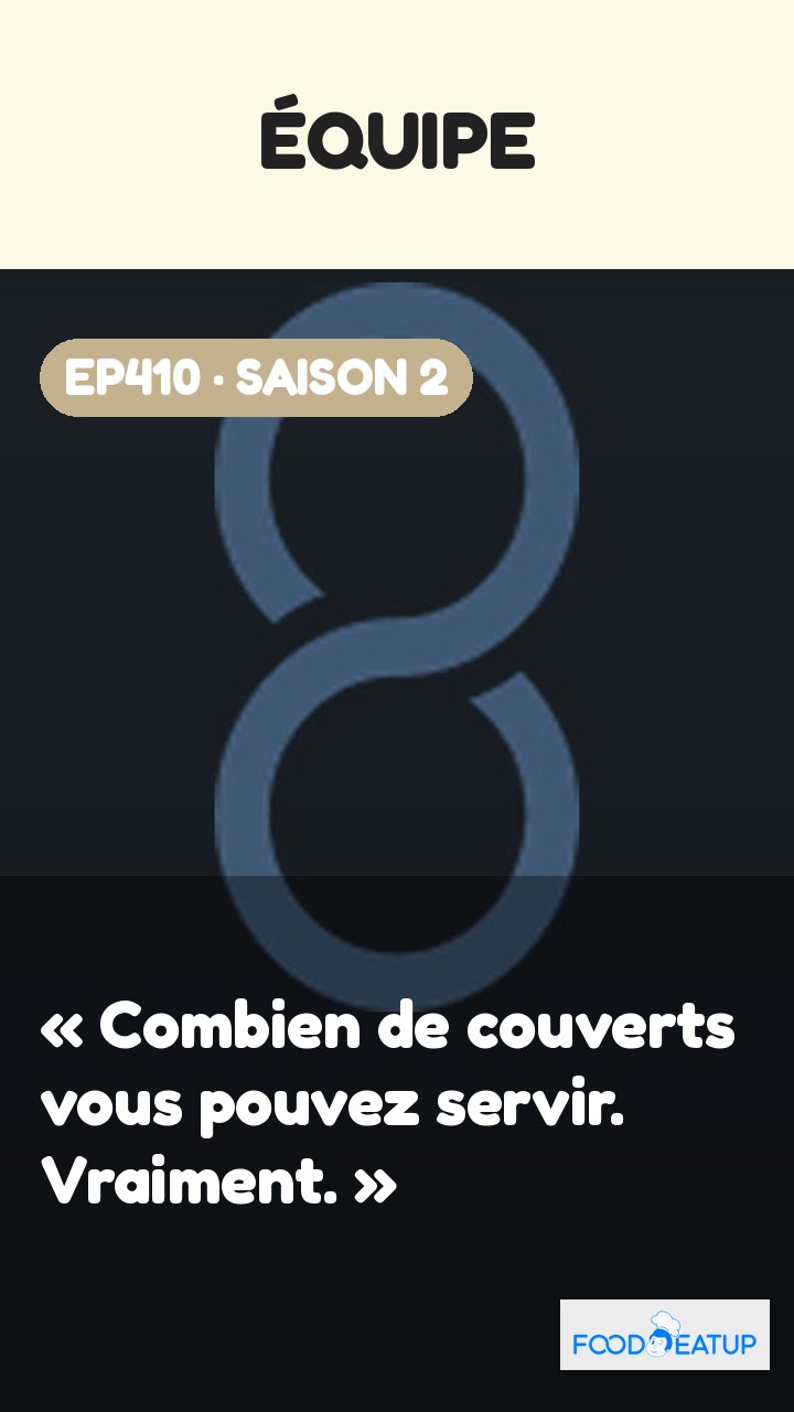 Vignette de l'épisode 410 — Équipe — qui exécute