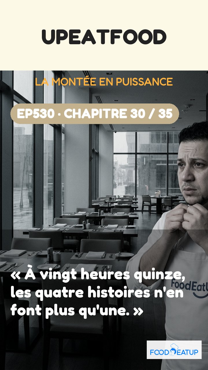 Vignette de l'épisode 530 — 20 h 15 — les quatre au même endroit