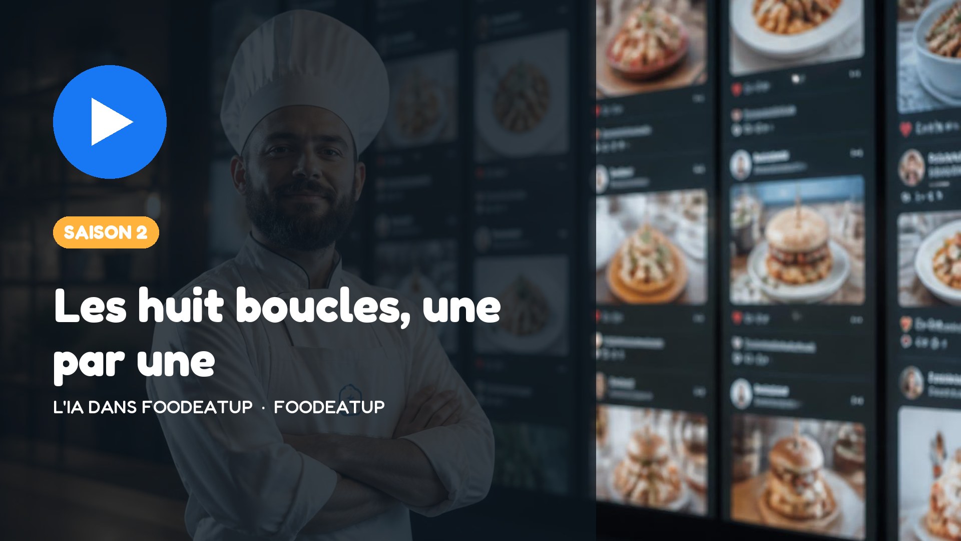 Vignette Facebook — L'IA dans FoodEatUp, saison 2 : Les huit boucles, une par une