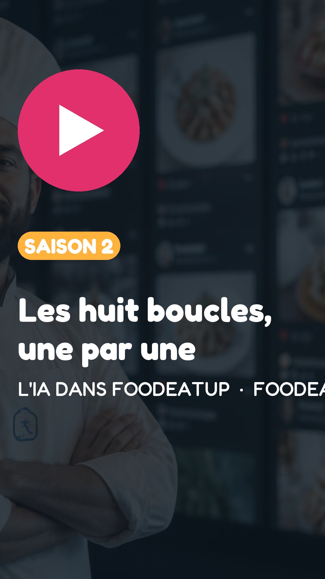 Vignette Instagram — L'IA dans FoodEatUp, saison 2 : Les huit boucles, une par une