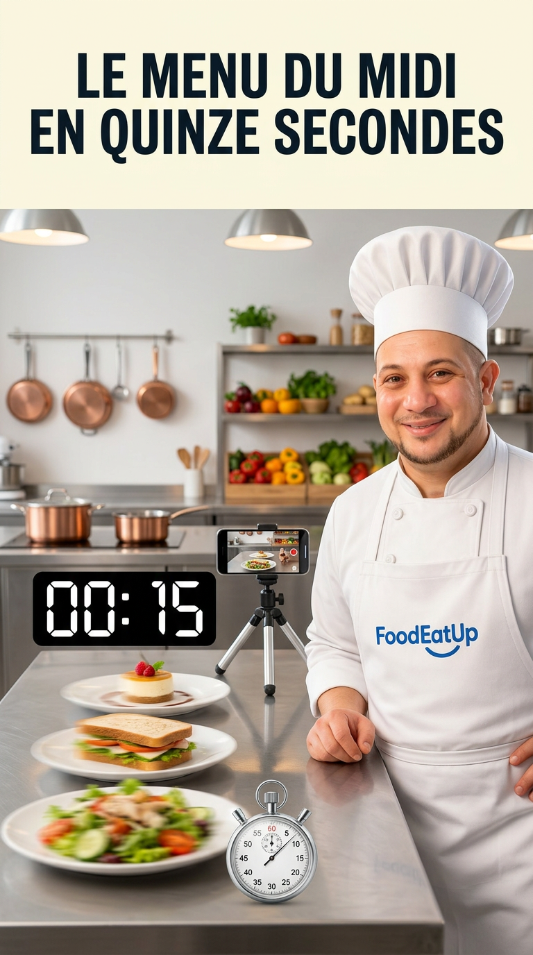 Vignette de l'épisode 154 — Le menu du midi en quinze secondes